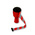 RS PRO Stainless Steel Retractable Barrier, Red/White Tape