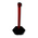 RS PRO Retractable Barrier, 3m, Red/White Tape