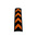 RS PRO Black/Yellow Impact Protector 800mm x 220mm