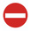 RS PRO PVC No Access/Entry Road Traffic Sticker