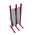 RS PRO Red & White Steel Extendable Barrier