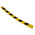 RS PRO Black/Yellow Impact Protector 750mm x 60mm