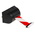 Tensator Red & White Retractable Barrier, 4.6m, Red, White Tape