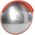 RS PRO PC Indoor, Outdoor Mirror, Circular