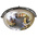 RS PRO Acrylic Indoor Mirror, Half Dome