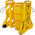 Rubbermaid Commercial Products Yellow PE Folding Barrier