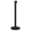 RS PRO Black Stainless Steel Retractable Barrier