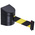 RS PRO Black & Yellow Polyester Retractable Barrier, Yellow/Black Tape