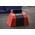 RS PRO Black & Red Polyester Retractable Barrier, Red Tape