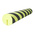 RS PRO Black, Yellow Impact Protector 1000mm x 150mm