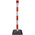 RS PRO Red & White PVC Barrier Post