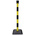 RS PRO Black & Yellow PVC Barrier Post