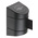 Tensator Black PET Retractable Barrier, 4.6m, Black Tape