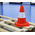 RS PRO Orange, White 300 mm PP Traffic Cone