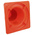 RS PRO Orange, White 300 mm PP Traffic Cone
