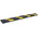 RS PRO High Visibility Rubber Speed Bump, 300mm x 1.83 m x 75 mm, 15km/h Speed Limit