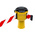Skipper Red & White Retractable Barrier, 9m, Red, White Tape