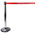 Tensator Red & White Retractable Barrier, 2.3m, Red, White Tape
