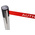 Tensator Red & White Retractable Barrier, 2.3m, Red, White Tape