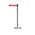 Tensator Red & White Retractable Barrier, 2.3m, Red, White Tape