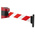 Tensator Red & White Plastic Retractable Barrier, 4.6m, Red, White Tape