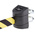 Tensator Black Plastic Retractable Barrier, 4.6m, Yellow/Black Tape