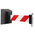 Tensator Red & White Plastic Retractable Barrier, 4.6m, Red, White Tape
