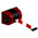 Tensator Red & White Retractable Barrier, 9m, Red, White Tape