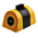 Tensator Black & Yellow Retractable Barrier, 9m, Yellow/Black Tape