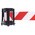 Tensator Red & White Retractable Barrier, 2.3m, Red, White Tape