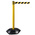 Tensator Black & Yellow Plastic Retractable Barrier, 3.65m, Yellow/Black Tape