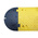 RS PRO High Visibility Rubber Speed Bump, 430mm x 2.5 m x 70 mm, 15km/h Speed Limit