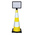 RS PRO Weighted Yellow 900 mm PVC Safety Cone