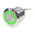 RS PRO Capacitive Switch Momentary,Illuminated, Green, IP68 Carbon Steel