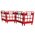 JSP Red Folding Barrier