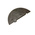 RS PRO Rubber Speed Bump End Cap, 600mm x 300 mm x 20 mm, 30km/h Speed Limit