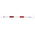 RS PRO Red, White Plastic Bar
