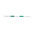 RS PRO Green, White Plastic Bar