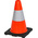 RS PRO Weighted Orange 300 mm PVC Traffic Cone