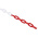 JSP Red & White Polyethylene Chain Barrier, 25m