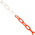 JSP Red & White Polyethylene Chain Barrier, 25m