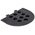 RS PRO Rubber Speed Bump End Cap, 300mm x 250 mm x 55 mm, 30km/h Speed Limit