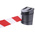 Tensator Red & White PET Retractable Barrier, 4.6m, Red, White Tape