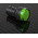 RS PRO, Panel Mount Green LED Pilot Light, 22mm Cutout, IP65, Round, 24V ac/dc