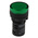 RS PRO, Panel Mount Green LED Pilot Light, 22mm Cutout, IP65, Round, 24V ac/dc