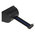 Tensator Black & Blue Plastic Retractable Barrier, 4.6m, Black, Blue Tape