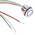 RS PRO Capacitive Switch Momentary NO,Illuminated, Green, IP68 Brass