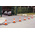 RS PRO Weighted Orange, White 450 mm PVC Traffic Cone