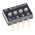 TE Connectivity 4 Way Through Hole DIP Switch 4PST