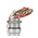 APEM Illuminated Piezo Switch, Momentary, Pulse, SPST, IP68, Flying Lead, 200 mA @ 24 V dc, -40 → +75°C